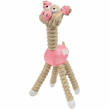 The Pet Life Jute And Rope Giraffe - Pig Pet Toy