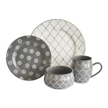 Baum Moroccan 16-pc. Ceramic Dinnerware Set