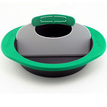 Perfect Slice Cake Pan With Tool & Silicone Sleeve Round