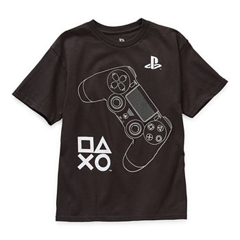 Playstation Little & Big Boys Crew Neck Short Sleeve Graphic T-Shirt