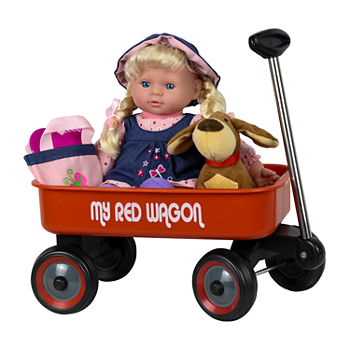 Kid Concepts Baby Doll With Wagon
