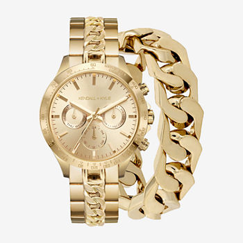 Kendall + Kylie Womens Gold Tone Bracelet Watch A0794g-42-A27