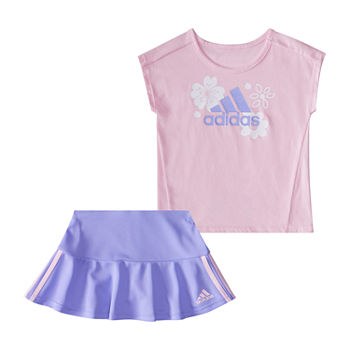 adidas Baby Girls 2-pc. Skort Set