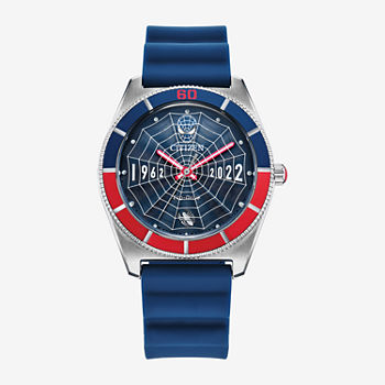 Citizen Spider-Man Mens Blue 3-pc. Watch Boxed Set Aw2050-49w