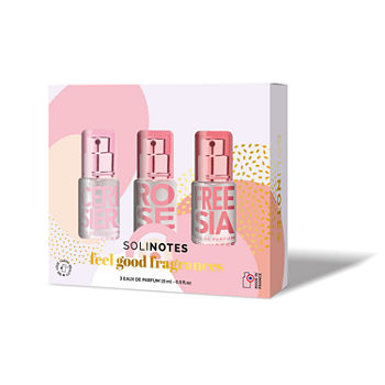 Solinotes Eau De Parfum Cherry Blossom, Rose, Freesia 3-Pc Discovery Set ($36 Value)