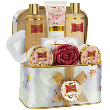 Lovery Honey Almond Home Bath Gift Set - 14pc Spa Kit