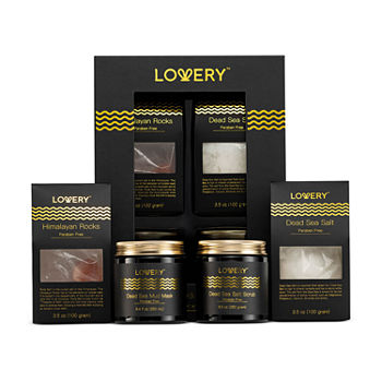 Lovery Dead Sea Minerals Home Bath Gift Box - 5pc Spa Kit
