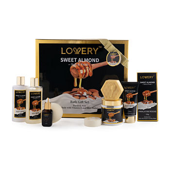 Lovery Sweet Almond Spa Gift Basket - 10pc Aromatherapy Gift