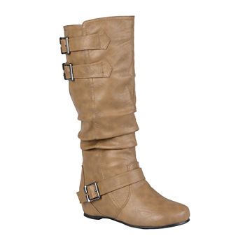 Journee Collection Womens Tiffany Extra Wide Calf Riding Boots