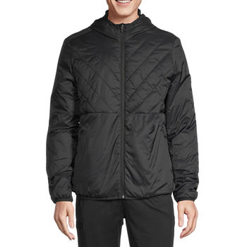 Xersion Mens Water Resistant Midweight Quilted Jacket