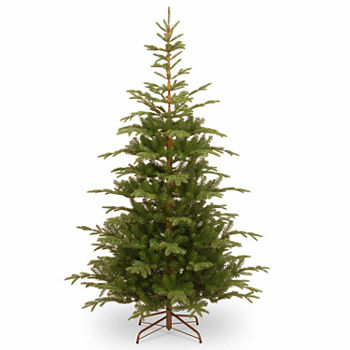 National Tree Co. 7 1/2 Foot Norwedgian Spruce Hinged Spruce Christmas Tree