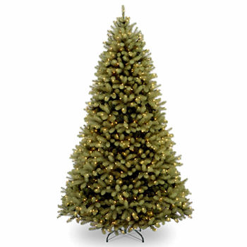 National Tree Co. 6 Foot Downswept Douglas Fir Hinged Fir Pre-Lit Christmas Tree