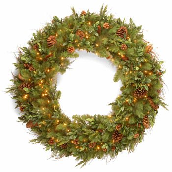 National Tree Co. Juniper Mix Pine Indoor Outdoor Christmas Wreath