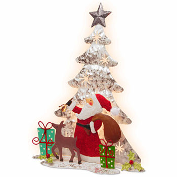 National Tree Co. White Wire Christmas Tabletop Decor