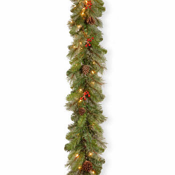 National Tree Co. Cashmere Berry Indoor Outdoor Christmas Garland