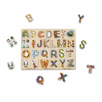 Melissa & Doug Alphabet Art Wooden Puzzle
