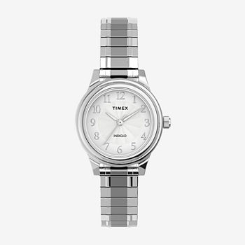 Timex Womens Silver Tone Stainless Steel Expansion Watch Tw2u093009j