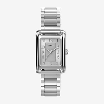 Timex Womens Silver Tone Stainless Steel Expansion Watch Tw2u44100jt