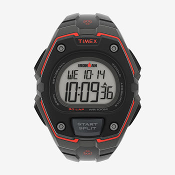 Timex Mens Black Strap Watch Tw5m460009j