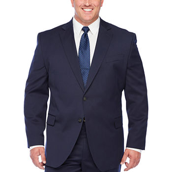 Stafford Super Mens New Navy Big & Tall Suit Separates
