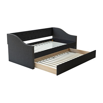 Mia Upholstered Wooden Daybed
