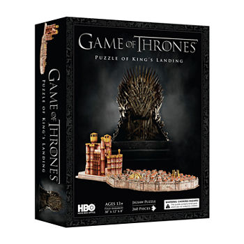 4d Cityscape Game Of Thrones: Kings Landing 3d Puzzle: 260 Pcs