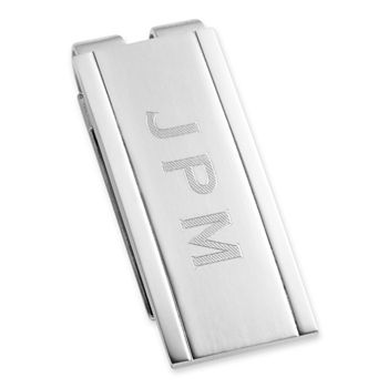 Personalized Stainless Steel Money Clip