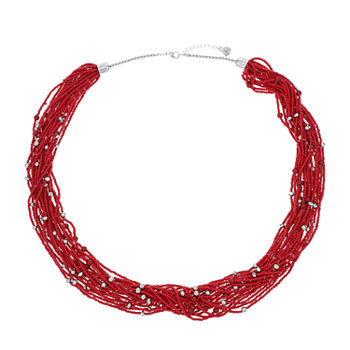 Mixit 30 Inch Bead Collar Necklace