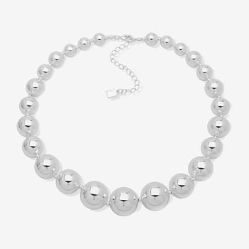 Worthington 17 Inch Bead Collar Necklace