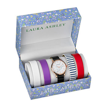 Laura Ashley Womens Pink Bracelet Watch Lass1105rg