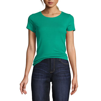 Petite Green Tops for Women - JCPenney