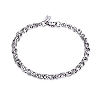 Footnotes J.P. Army Stainless Steel 8 1/2 Inch Chain Bracelet