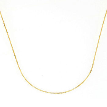 Made in Italy 14K Yellow Gold 16" Box Chain Necklace