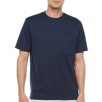 Stylus Mens Crew Neck Short Sleeve Pocket T-Shirt
