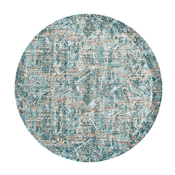 Weave And Wander Lillah Round Indoor Rugs