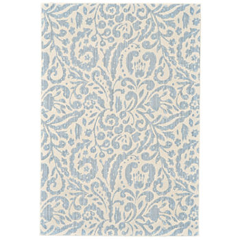 Weave And Wander Carini Aliza Floral Indoor Rectangular Accent Rug