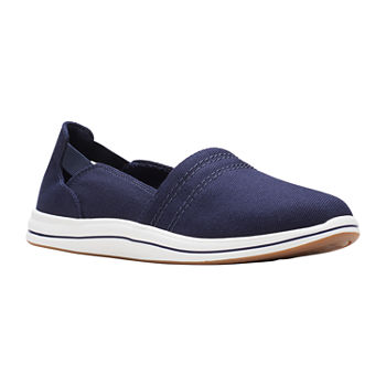 Clarks Womens Cloudsteppers Breeze Step Slip-On Shoe