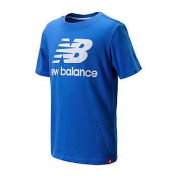 New Balance Big Boys Crew Neck Short Sleeve Graphic T-Shirt