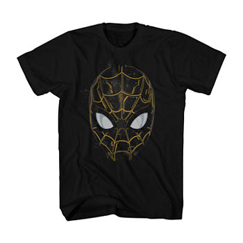 Little & Big Boys Crew Neck Avengers Marvel Spiderman Short Sleeve Graphic T-Shirt