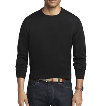 Van Heusen Big and Tall Crew Neck Long Sleeve Pullover Sweater