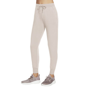 Skechers Restful Womens Mid Rise Stretch Jogger Pant