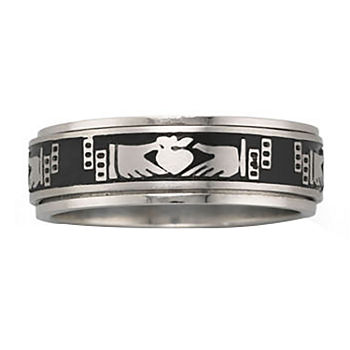 Men's Stainless Steel Claddagh Ring