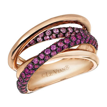 LIMITED QUANTITIES! Le Vian Grand Sample Sale™ Ring featuring Bubble Gum Pink Sapphire™ set in 14K Strawberry Gold®