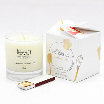 Feya Candle 6.5oz Crème Brulee Soy Candle