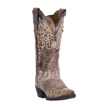 Laredo Womens Jasmine Cowboy Boots Block Heel