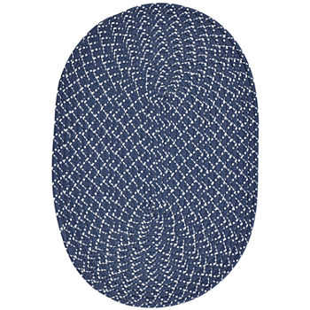 Better Trends Sunsplash Braided Reversible Indoor Outdoor Oval Accent Rug