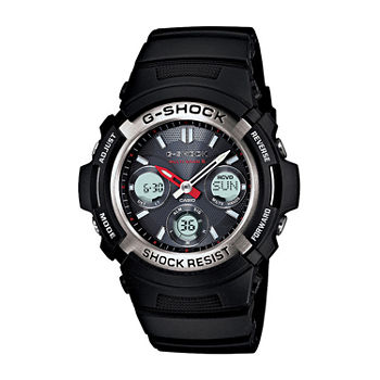 Casio G-Shock Mens Multi-Function Atomic Time Black Strap Watch Awgm100-1acr