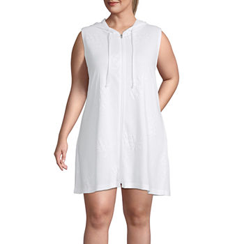 Wearabouts Womens Dress Swimsuit Cover-Up Plus