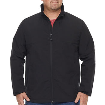 The Foundry Big & Tall Supply Co. Mens Water Resistant Lightweight Softshell Jacket