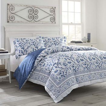 Laura Ashley Charlotte Floral Midweight Comforter